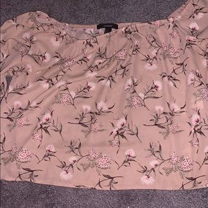 FLORAL OFF THE SHOULDER SHIRT FROM FOREVER 21